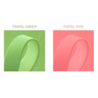 Pastel green & Pastel pink 
